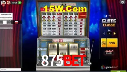 875BET - cassino ao vivo